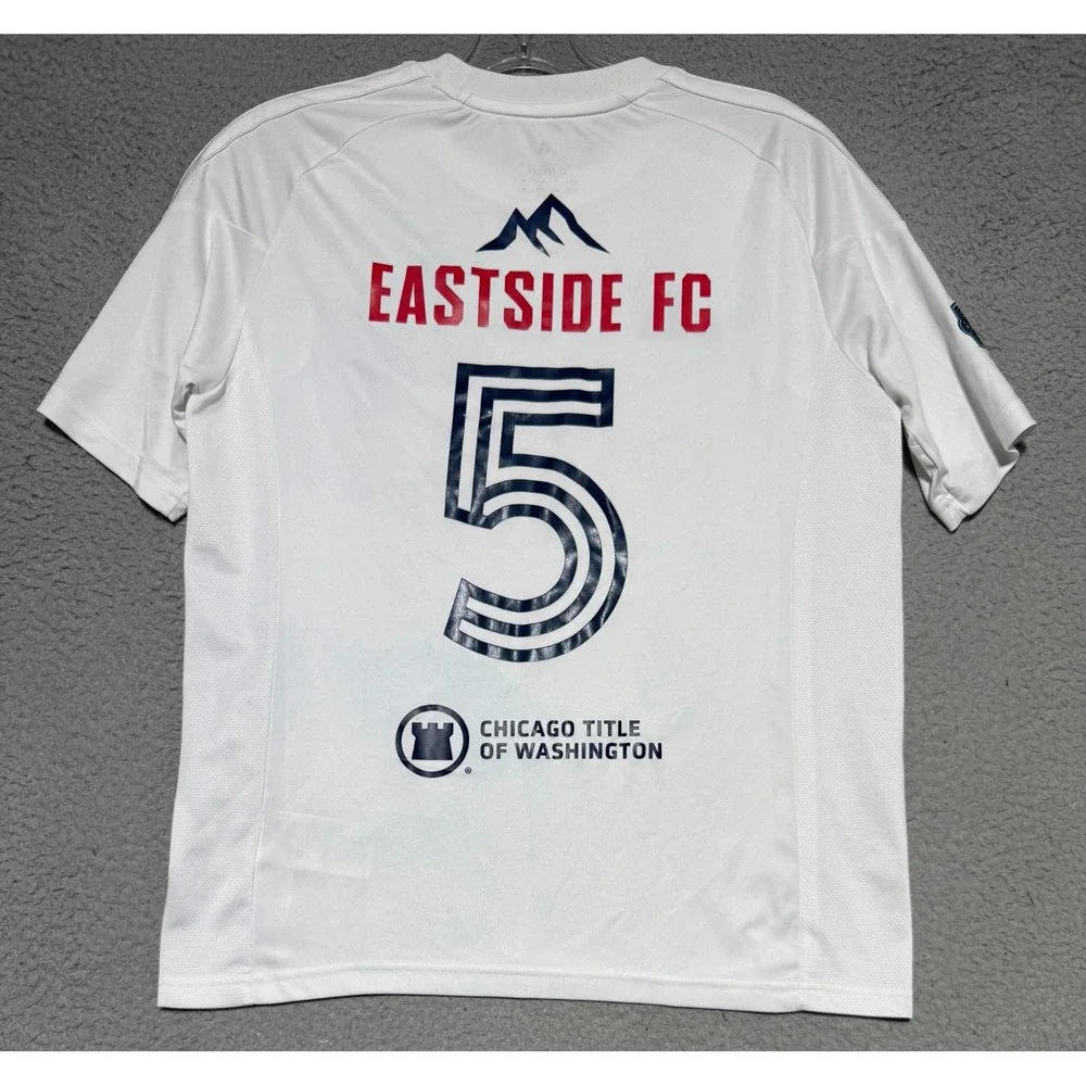 NEW adidas Eastside FC Washington Soccer Futbol jersey Youth size L 13-14Y